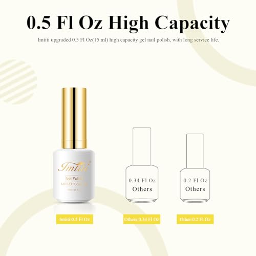 Esmalte de uñas gel color amarillo neón 0.5 fl oz miniatura 6