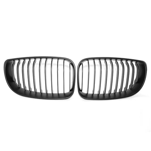 Calandre avant noir mat pour BMW Série 1 E81 E82 E87 E88 de 2007 à 2013