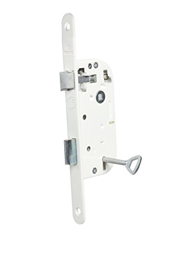 Serrure de porte Bricard 2688 droite blanche NF pour chambre - 3