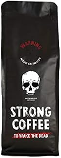 Strong Coffee to Wake the Dead - 500g Ground Coffee | Intense Body and Full Flavour | High Caffeine | Natural Strong Coffee
