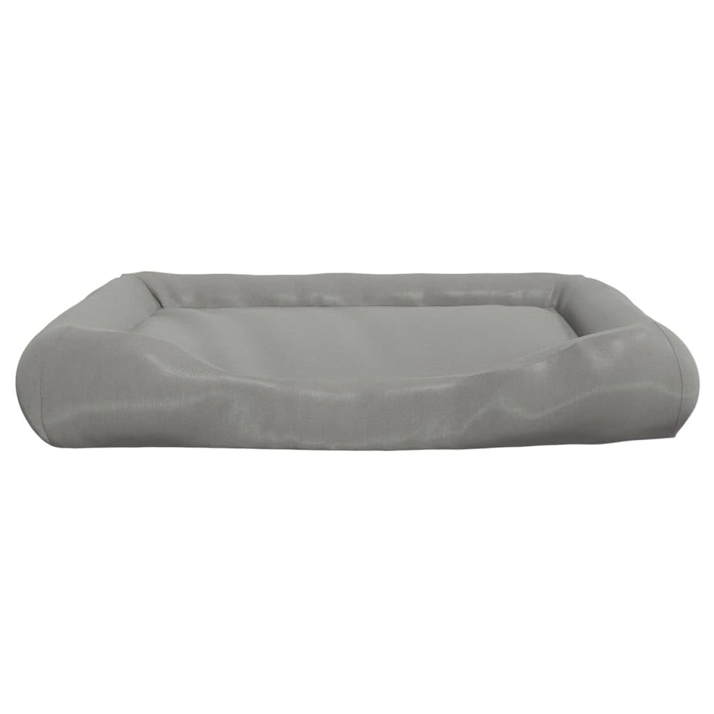 Forniture per animali domestici Cuscino per cani con cuscini grigio 115x100x20 cm Tessuto Oxford Animali & Forniture per animali domestici