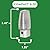 MaxLite Plug in Night Light Dusk to Dawn, White