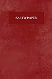 Salt & Paper - Cahier de recettes - Minimaliste Couleur Rouge Ancien: Un carnet épuré pour vos recettes préférées