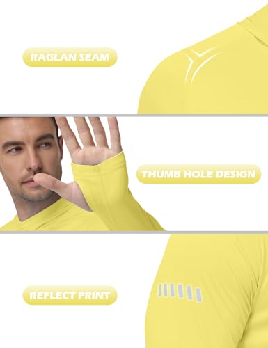 Image of Roadbox Men's UPF 50+ Sun Hoodie, UV Long Sleeve Fishing Shirts Rash Guard