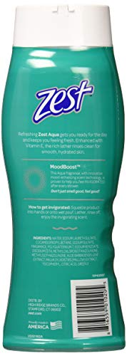 ZEST BODYWASH AQUA 18 OZ (Pack of 6)