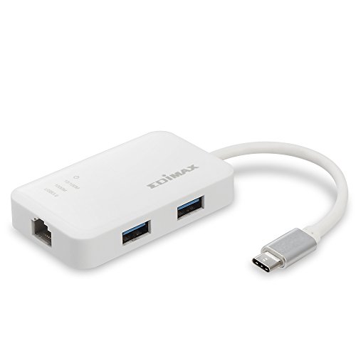 edimax computer company - Edimax USB-C USB Hub with 3X USB 3.0 Ports and Gigabit Ethernet LAN Adapter, USB to RJ45 1000Mbps Network LAN Converter, Plug and Play, Windows, MacBook Pro/Air, iPad Pro and More, EU-4308