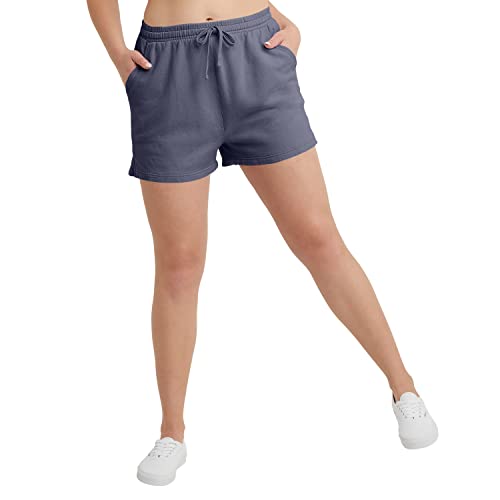 Hanes-Originals-Garment-Dyed-Fleece-Women-Sweat-Shorts-3