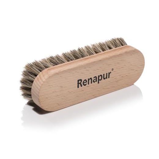 Renapur Premium Horsehair Brush for Leather Care