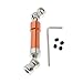 P Prettyia Arbre d'Entraînement Arrière Pièces Détachées pour 1:12 Voitures RC pour Wltoys12423 12628 - Orange