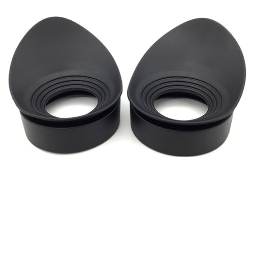 FSLMEIL Ein Paar Fernglas-Augenmuscheln aus Gummi, 40 mm, passend für 39 mm - 42 mm Mikroskop-Okular-Teleskope, Augenmuscheln
