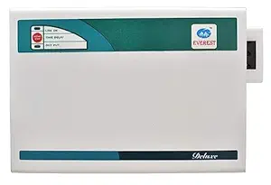Everest 3 KVA Deluxe Voltage Stabilizer Used Upto 1 ton AC (Working Range : 170 V to 270 V) White