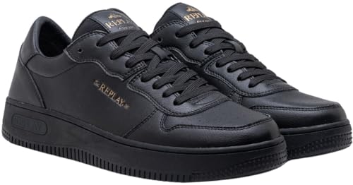 Replay Men's Sneaker, 003black, 13