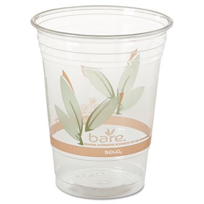 Amazon.com: SOLO Cup Company Bare Eco-Forward RPET Cold Cups, 16-18 oz ...