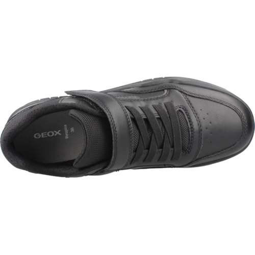 Geox Garçon J Perth Boy Basket, Noir, 35 EU