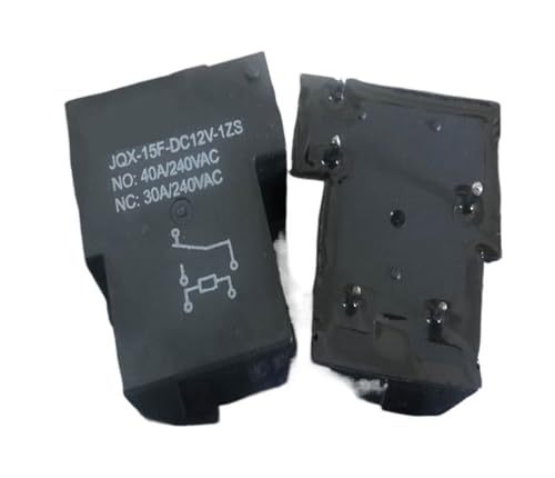 Relé JQX-15F DC12V 1ZS de 5 pines y 40A para control de circuitos