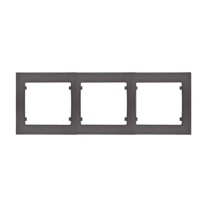 Cadre 3 éléments BJC 18013-AC finition anthracite cosso haut de gamme