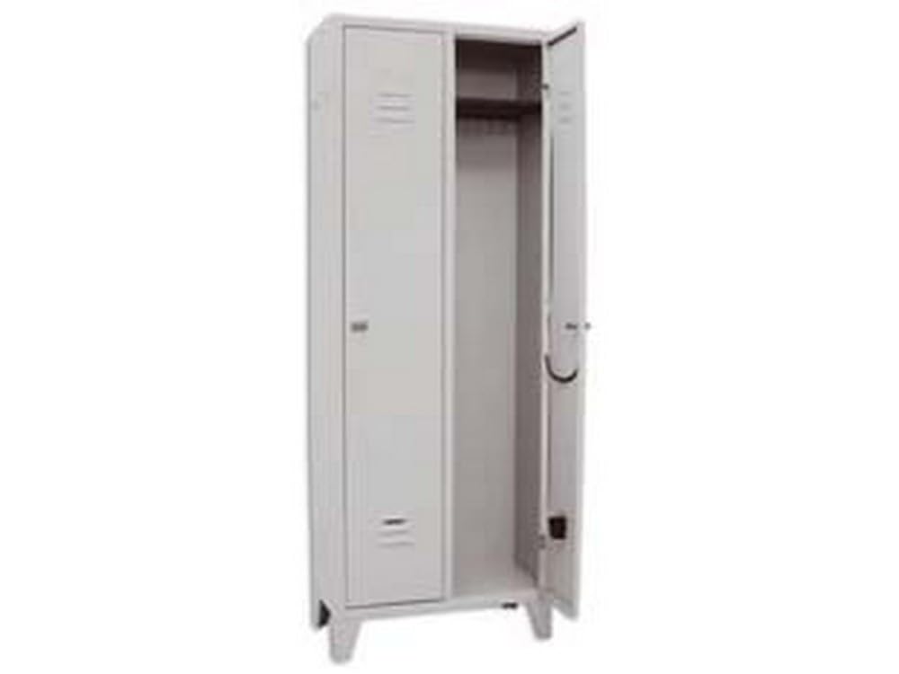 1PEZZO ARMADIO SPOGLIATOIO A DUE POSTI MONTATO - cm.66x33x180h.
