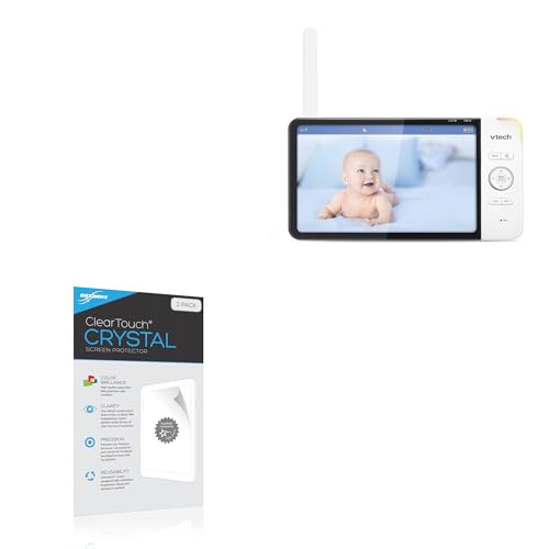 BoxWave Screen Protector Compatible with VTech RM7764HD - ClearTouch Crystal (2-Pack), HD Film Skin - Shields from Scratches