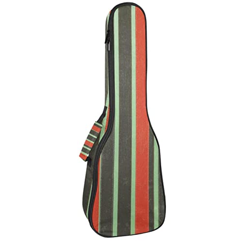 Housse pour ukulélé vintage à rayures de 10 mm d’épaisseur avec rembourrage en éponge de 53,3 cm avec sangles réglables… - Les Beatles, Paul McCartney, John Lennon, RIngo Starr, George Harrison Housse pour ukulélé vintage à rayures de 10 mm d'épaisseur avec rembourrage en éponge de 53,3 cm avec sangles réglables…