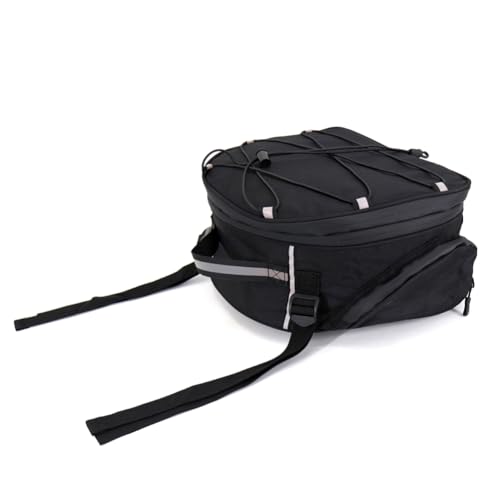 Bolsa trasera para rack de equipaje Cnonee1 1 set en tela sintética negra compatible con BMW R1200GS