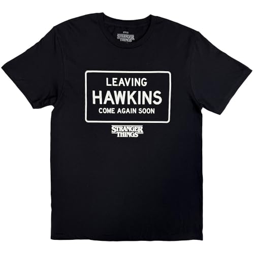 T-shirt Stranger Things Leaving Hawkins cadeau idéal série tv