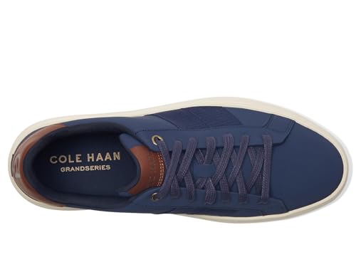 Cole Haan Men's Grand Crosscourt Premier, Marine Blue/Woodbury/Ivory, 10.5-M US3