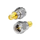Produktname: SMA Buchse zu F Typ Stecker Koaxialkabelstecker Gerader Adapter.