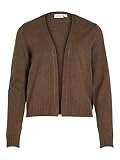 Cárdigan básico Vila Viril Short L/S Knit Cardigan-Noos Suéter, Crocodile, M para Mujer