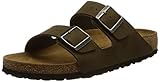 Smooth leather BIRKENSTOCK Damen Pantoletten Arizona NL Dunkelbraun 051101 00010 braun 71038
