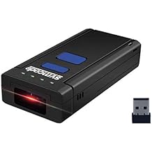 Portable Bluetooth Barcode Scanner,Symcode 1D Mini Wireless Handheld CMOS Barcode Scanner Reader for POS/Android/iOS/iMac/Ipad
