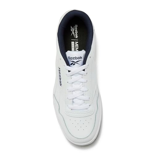 Reebok Court Advance Sneakers for Men - Casual Tennis Mens Shoes Size 6 to 15, White or Black, FFP- Footwear White/Vector Navy/Footwear White, 14