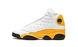 Air Jordan 13 Retro « Del Sol » (2022) en blanc et rouge, taille enfant, Blanc/rouge universitaire/del sol, 39 EU