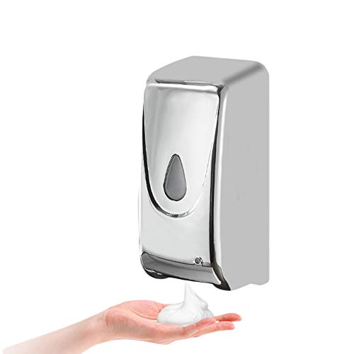 MNSSRN sans Contact en Mousse Désinfectant pour Les Mains Distributeur, Capteur Infrarouge électrique Intelligent Distributeur de Savon ABS Sanitizer Machine Main