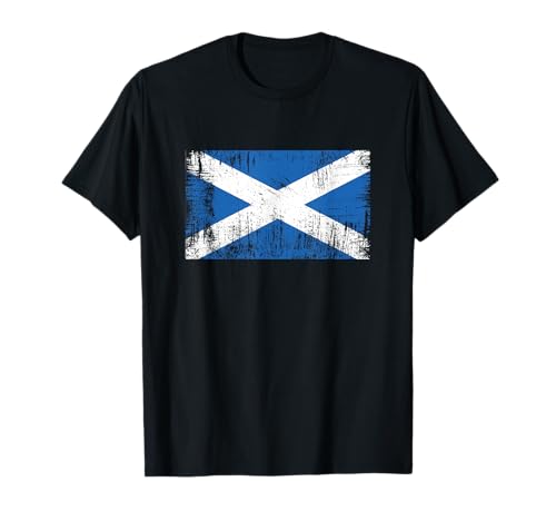 Bandera escocesa vintage retro de Escocia Camiseta