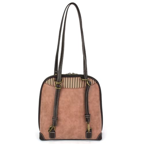 Image of CHALA Convertible Backpack Purse - Women Convertible Shoulder Purse with Adjustable Strap