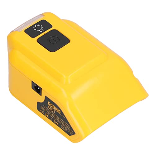 Convertidor de Luz de Trabajo de Cargador de Batería con Puertos USB Duales, Adecuado para Baterías de Litio de 14 V - 22V, Luz de Emergencia de Salida de 12 V para (con - imagen 8