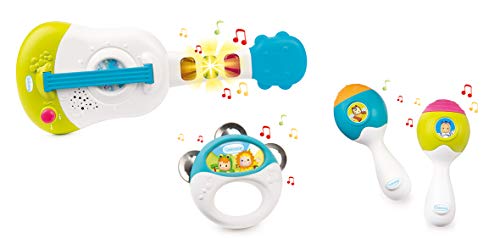 Smoby - Cotoons Coffret Musique - 4 Instruments - Piles Incluses - Jouet pour Bébé dès 12 Mois - 110507