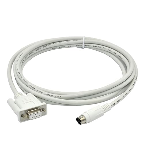 Cable 1761-CBL-PM02 de programación estable para MicroLogix 1000 1200 1400 con puerto DB9 hembra 6
