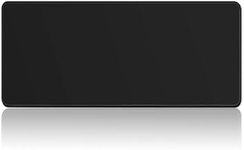 ProElife Extensible Mouse Mat XL 70 x 30 cm Large Mouse Pad with Non-Slip Rubber Base and Overlock Edge Laptop Mouse and Desk (Black)