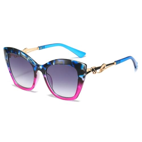 Lunettes de soleil œil de chat dégradé rétro pour vos sorties et terrasses