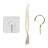 Nœuds de rideaux : le choix de ces embrasses de rideaux créatives en perles de bois témoigne également de votre goût unique en matière de mode