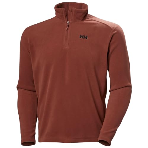 Helly Hansen Hommes Daybreaker 1/2 Polaire à fermeture éclair, Oxyde De Fer, S