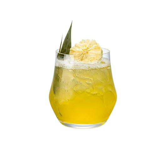 Vaso de vidrio clásico resistente al calor de 370 ml