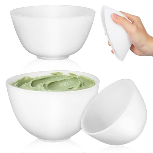 Set 3 tazones de silicona para mascarilla facial miniatura 2