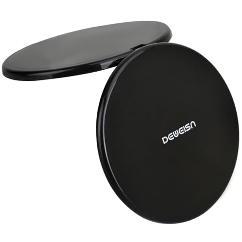 deweisn Magnifying Compact Cosmetic Mirror Elegant Pocket Handheld Makeup Mirror with Powerful 10x Magnification and 1x True View Mirror for Travel or Your Purse - Thumbnail 5
