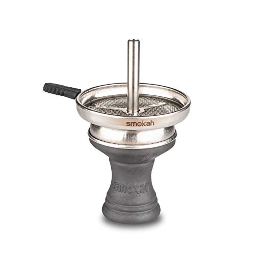 Smokah Steinkopf Set mit Sieb & Kaminaufsatz Premium Steinkopf Set mit Tabaksieb | | Hookah KaminKopf Zubehör für Hookah…