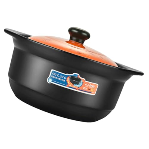 ULTECHNOVO Cazuela De Cacerola Para Cocinar Casa Olla Con Tapa Para Guisar La Cocina Suministros Para Cocinar