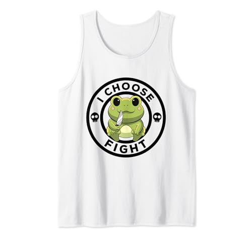 Ho scelto Fight Frog Lover Cute Frog Whisperer Funny Frog Canotta