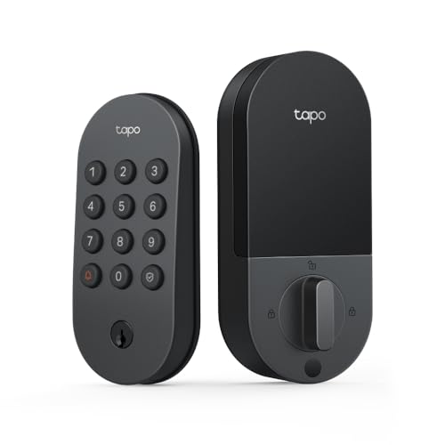 Tapo Smart Door Lock, BHMA Certified, Multi-Ways to Securely Access, Smart Home Integration, Auto Lock & Real-Time Alerts, AA Battery Powered, Customised Access, Easy Installation (Tapo DL100)
