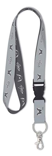 NHL Washington Capitals Premium Lanyard Key Chain, Charcoal Edition